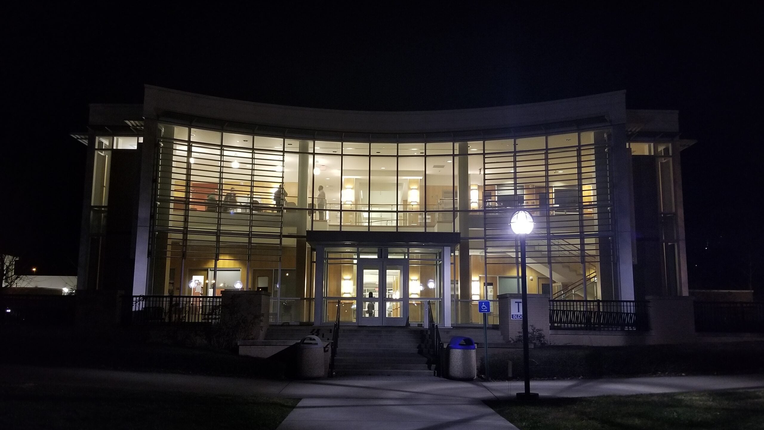 Technology Center at night