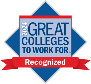 Great Colleges to Work For Recognized logo 2024