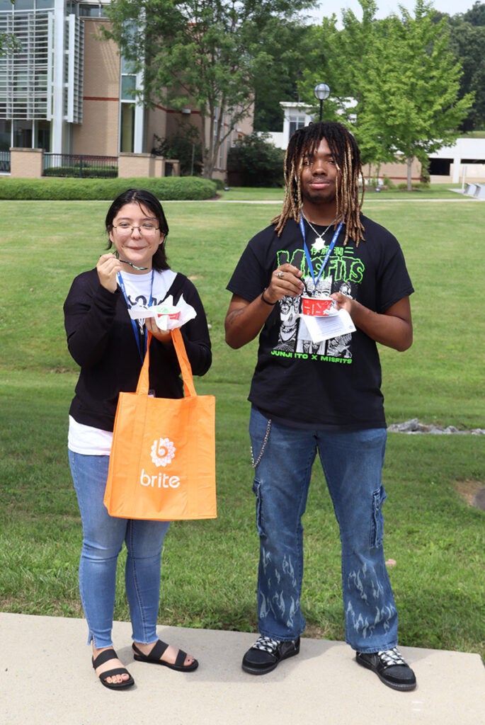 Students with Ice Cream